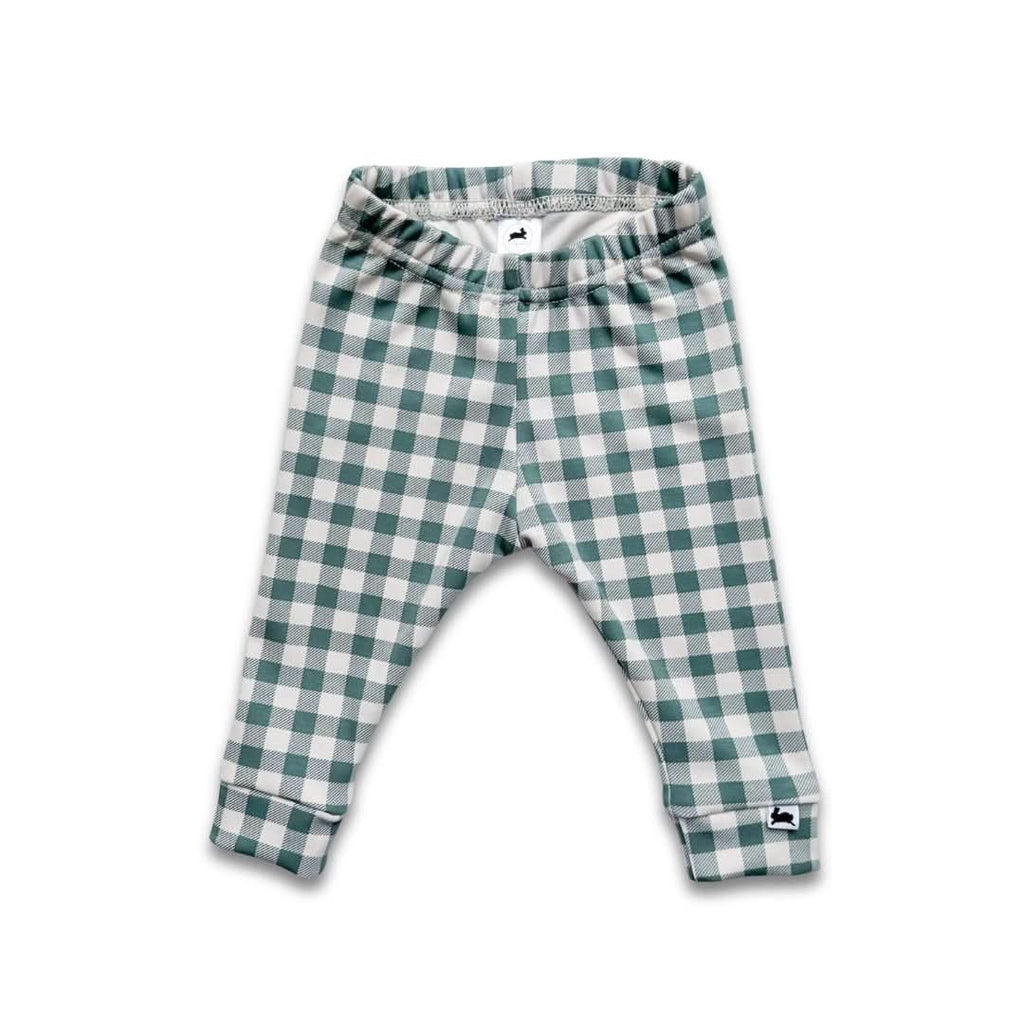 Baby Bamboo Leggings | Bison Plaid