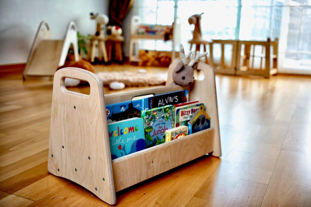 Wooden Bookshelf / Small-Medium-Large Size-3