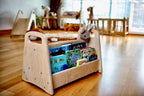 Wooden Bookshelf / Small-Medium-Large Size-3