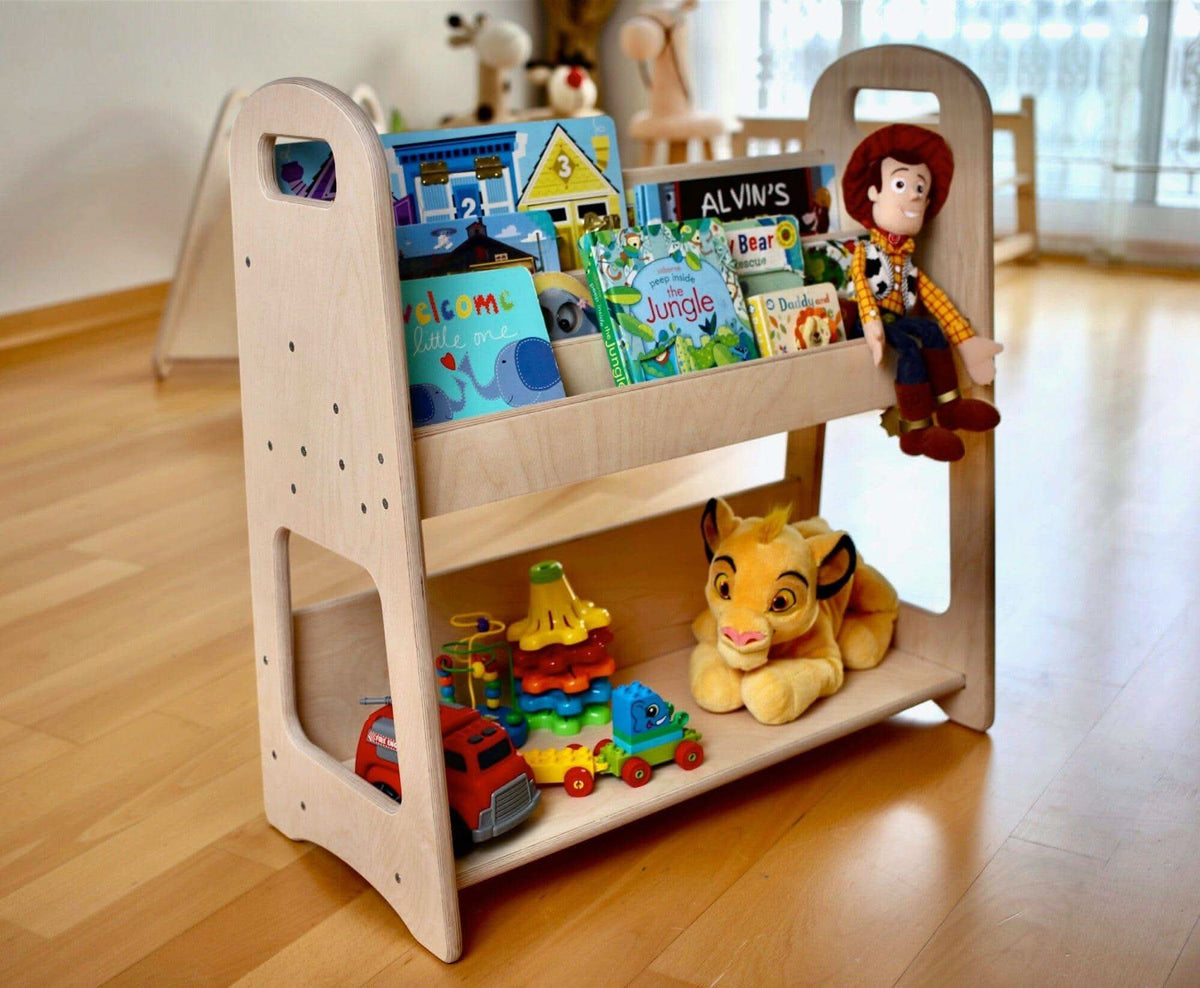 Wooden Bookshelf / Small-Medium-Large Size-2