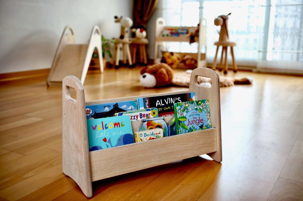 Wooden Bookshelf / Small-Medium-Large Size-4